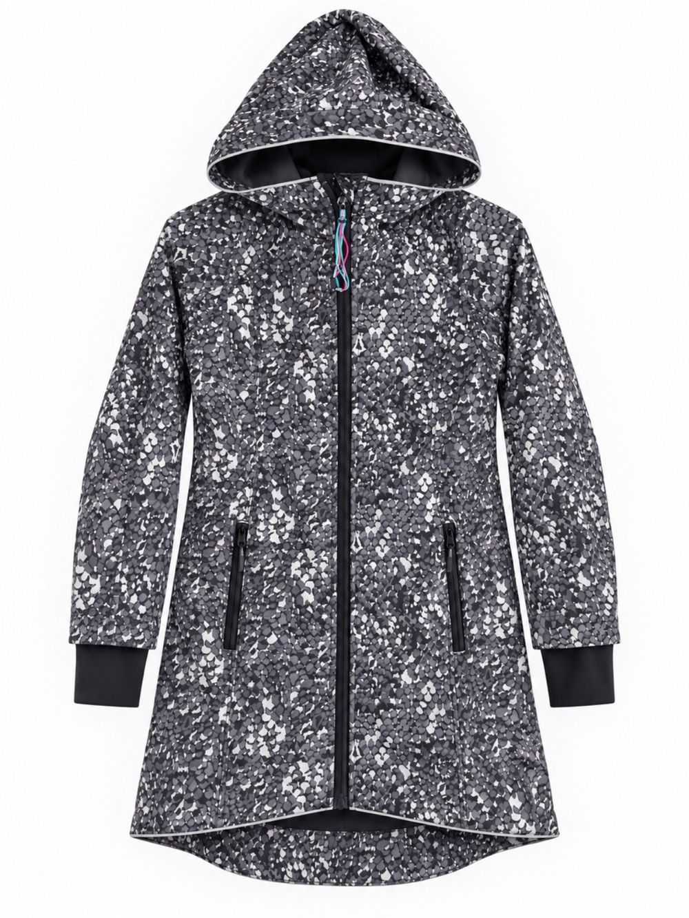 Ivivva Athletica youth Size 8 Hooded Rain Jacket